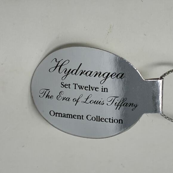 Bradford Editions Era of Louis Tiffany Heirloom Porcelain Ornaments #12 set of 3 - Picture 8 of 8